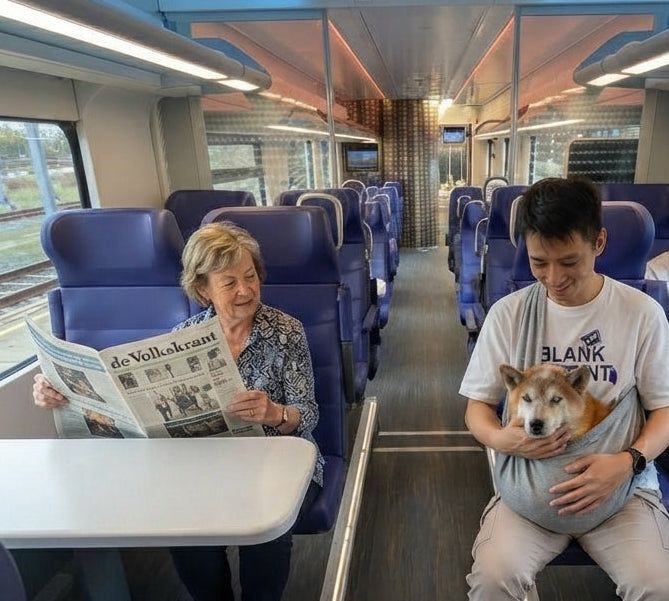 draagzak voor de hond voor onderweg