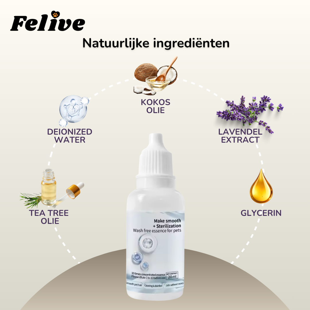 Felive™ - Natuurlijk haarserum voor stoomborstel